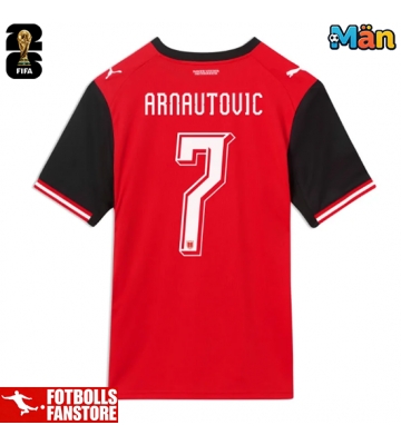 Österrike Marko Arnautovic #7 Hemmatröja VM 2026 Kortärmad